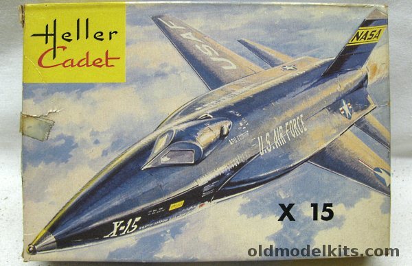 Heller 1/100 North American X-15 - Cadet Issue, L090 plastic model kit